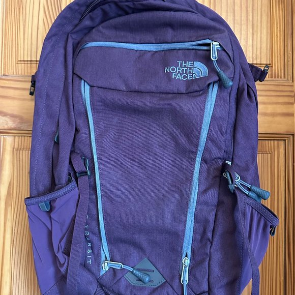North Face Women's Surge Transit Laptop Backpack, Blackberry Wine - Picture 1 of 5
